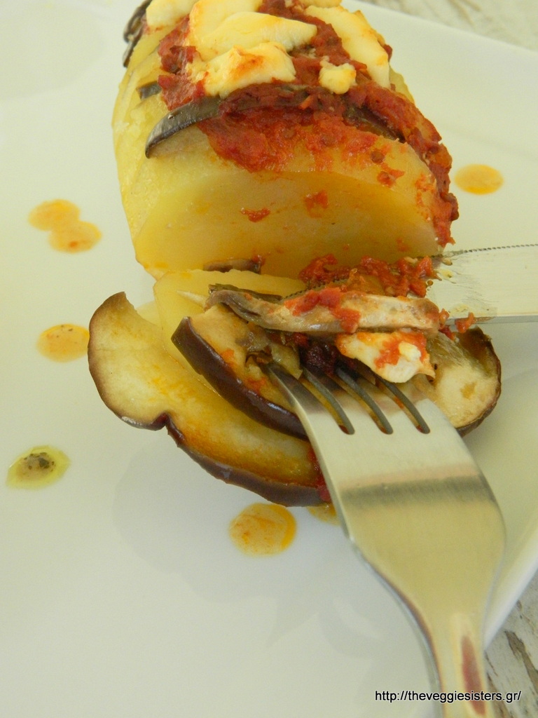 Μεσογειακές πατάτες ακορντεόν