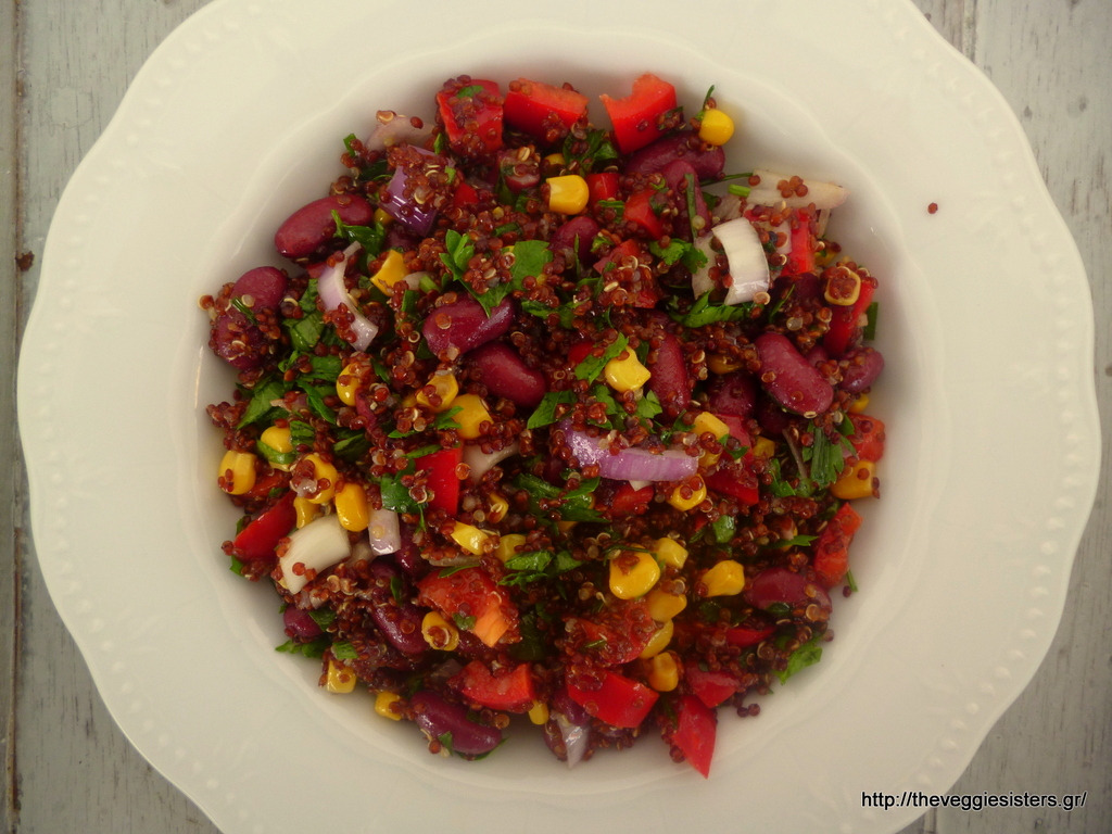 Μεξικάνικη σαλάτα με κινόα – Quinoa mexican salad