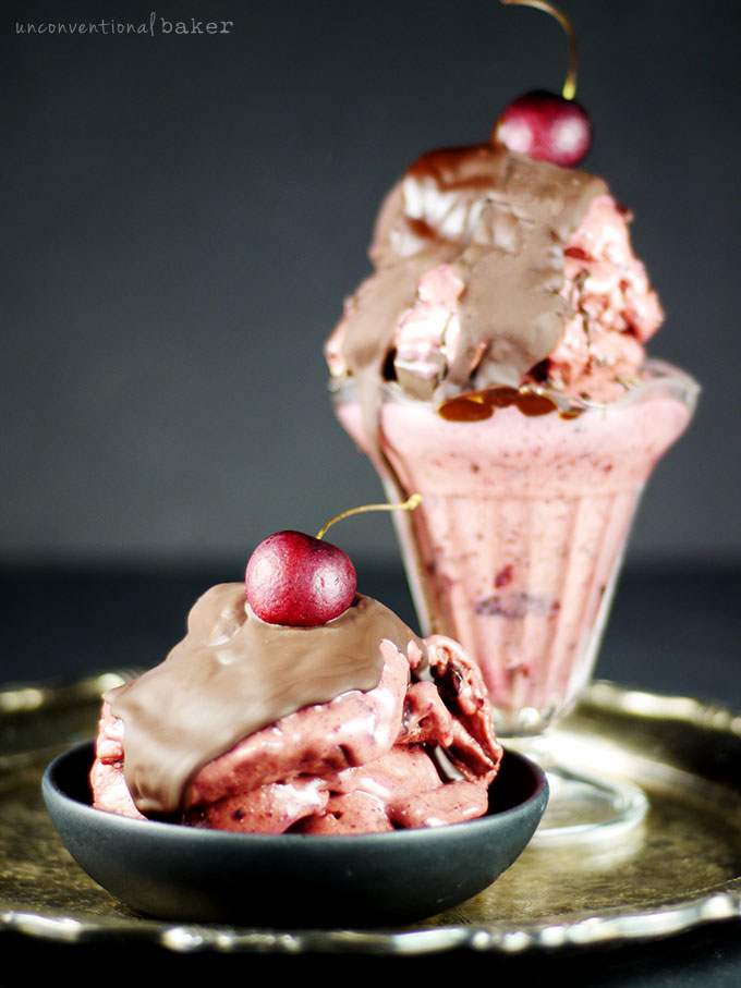Secret ingredient cherry garcia banana ice cream
