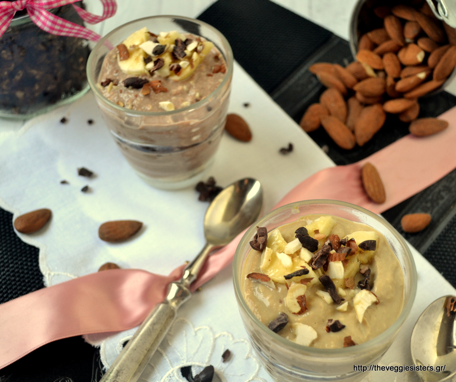 Παρφέ με κρέμα καφέ/κακάο κ σοκολατένια γκρανόλα - Choco/coffee granola parfait