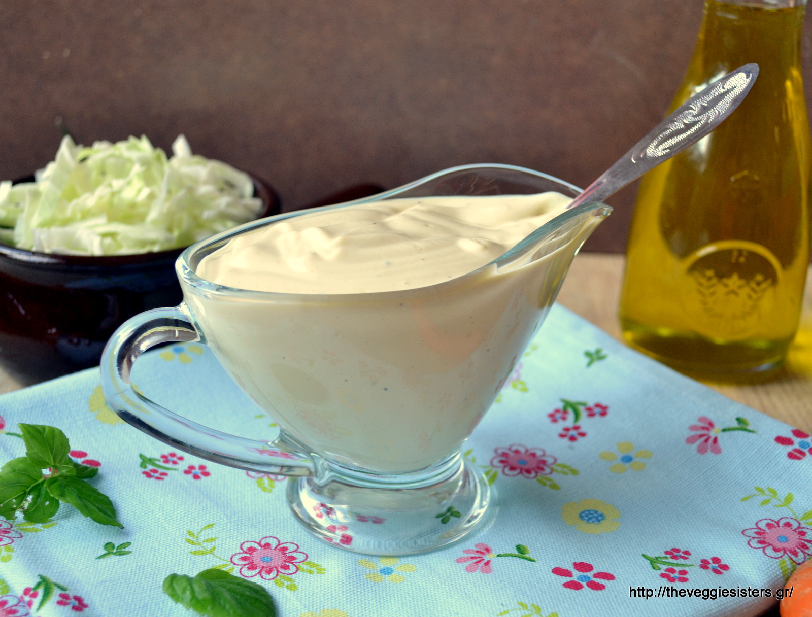 Υπέροχη φυτική ελαφριά μαγιονέζα - Delicious vegan mayonnaise 
